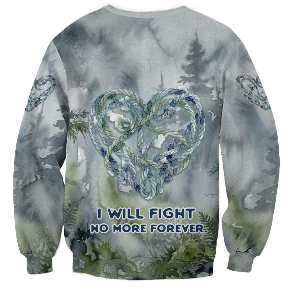 Chief Joseph Native American Sweatshirt Tribal Heart Symbol Inspirational Quote Will Fight No More Forever - Wonder Print Shop