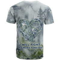 Chief Joseph Native American T Shirt Tribal Heart Symbol Inspirational Quote Will Fight No More Forever - Wonder Print Shop
