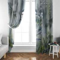 Chief Joseph Native American Window Curtain Tribal Heart Symbol Inspirational Quote Will Fight No More Forever - Wonder Print Shop