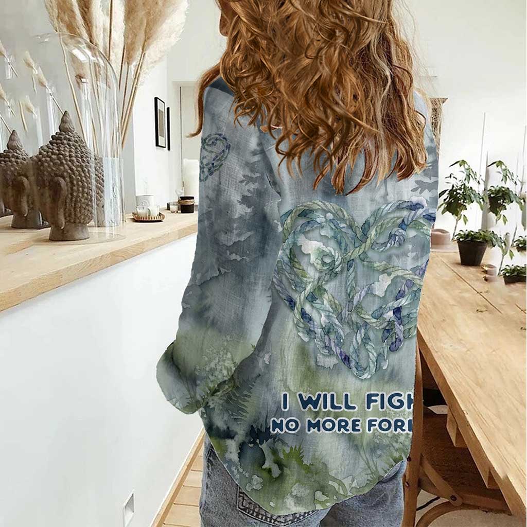 Chief Joseph Native American Women Casual Shirt Tribal Heart Symbol Inspirational Quote Will Fight No More Forever - Wonder Print Shop