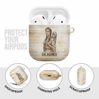 Sacagawea Native American AirPods Case River Journey Scene Inspirational Quote Lead with Your Heart - Wonder Print Shop