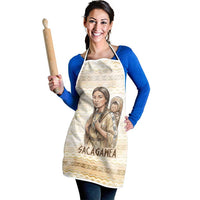 Sacagawea Native American Apron River Journey Scene Inspirational Quote Lead with Your Heart - Wonder Print Shop