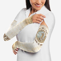 Sacagawea Native American Arm Sleeves River Journey Scene Inspirational Quote Lead with Your Heart - Wonder Print Shop