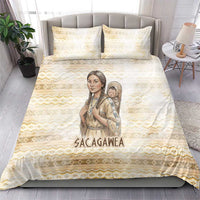 Sacagawea Native American Bedding Set River Journey Scene Inspirational Quote Lead with Your Heart - Wonder Print Shop