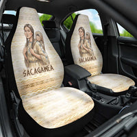 Sacagawea Native American Car Seat Cover River Journey Scene Inspirational Quote Lead with Your Heart - Wonder Print Shop