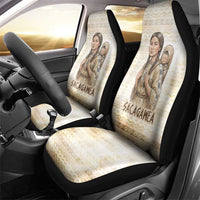 Sacagawea Native American Car Seat Cover River Journey Scene Inspirational Quote Lead with Your Heart - Wonder Print Shop