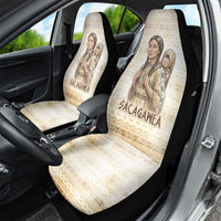 Sacagawea Native American Car Seat Cover River Journey Scene Inspirational Quote Lead with Your Heart - Wonder Print Shop