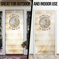 Sacagawea Native American Door Cover River Journey Scene Inspirational Quote Lead with Your Heart - Wonder Print Shop