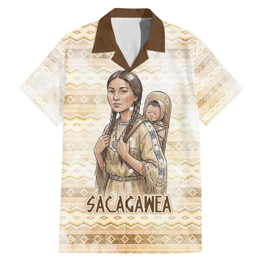 Sacagawea Native American Family Matching Mermaid Dress and Hawaiian Shirt River Journey Scene Inspirational Quote Lead with Your Heart - Wonder Print Shop