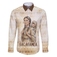 Sacagawea Native American Family Matching Summer Maxi Dress and Hawaiian Shirt River Journey Scene Inspirational Quote Lead with Your Heart - Wonder Print Shop