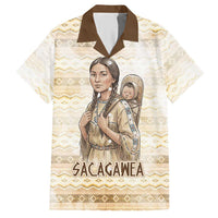 Sacagawea Native American Hawaiian Shirt River Journey Scene Inspirational Quote Lead with Your Heart - Wonder Print Shop
