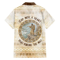 Sacagawea Native American Hawaiian Shirt River Journey Scene Inspirational Quote Lead with Your Heart - Wonder Print Shop