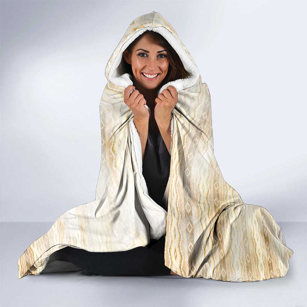 Sacagawea Native American Hooded Blanket River Journey Scene Inspirational Quote Lead with Your Heart - Wonder Print Shop