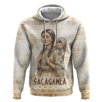 Sacagawea Native American Hoodie River Journey Scene Inspirational Quote Lead with Your Heart - Wonder Print Shop
