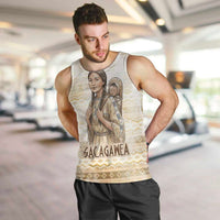 Sacagawea Native American Men Tank Top River Journey Scene Inspirational Quote Lead with Your Heart - Wonder Print Shop