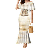 Sacagawea Native American Mermaid Dress River Journey Scene Inspirational Quote Lead with Your Heart - Wonder Print Shop