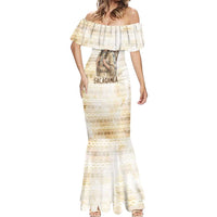 Sacagawea Native American Mermaid Dress River Journey Scene Inspirational Quote Lead with Your Heart - Wonder Print Shop
