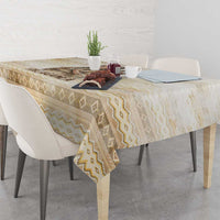 Sacagawea Native American Tablecloth River Journey Scene Inspirational Quote Lead with Your Heart - Wonder Print Shop