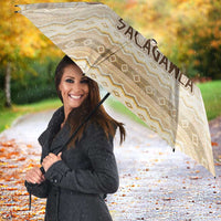 Sacagawea Native American Umbrella River Journey Scene Inspirational Quote Lead with Your Heart - Wonder Print Shop