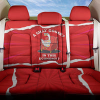 Silly Goose Back Car Seat Cover with Newspaper and Armchair Pattern