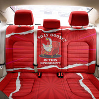 Silly Goose Back Car Seat Cover with Newspaper and Armchair Pattern