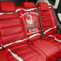 Silly Goose Back Car Seat Cover with Newspaper and Armchair Pattern
