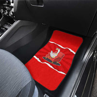 Silly Goose Car Mats with Newspaper and Armchair Pattern