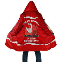 Silly Goose Cloak with Newspaper and Armchair Pattern