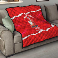 Silly Goose Quilt with Newspaper and Armchair Pattern