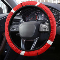 Silly Goose Steering Wheel Cover with Newspaper and Armchair Pattern