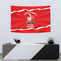 Silly Goose Tapestry with Newspaper and Armchair Pattern
