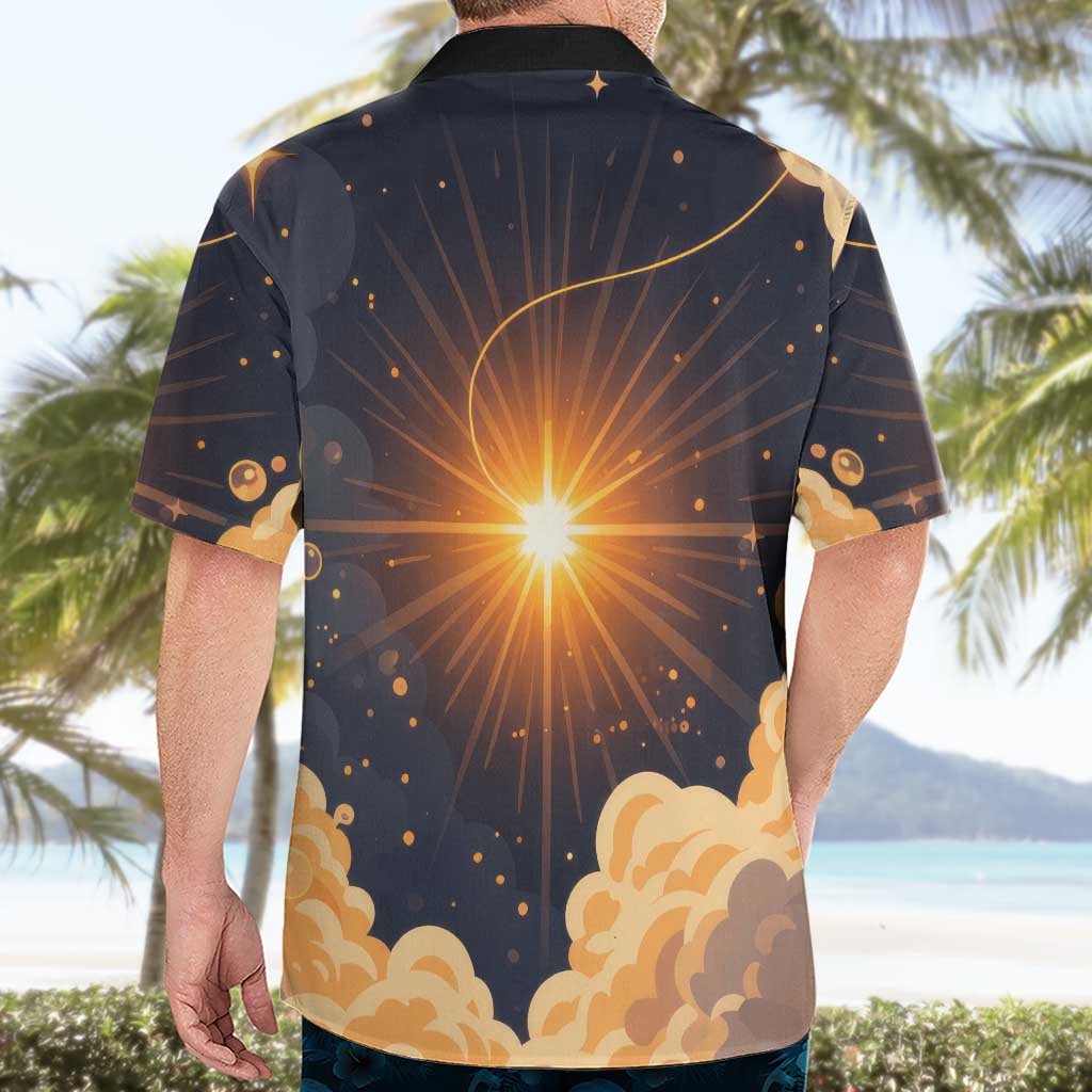 Grumpy Frog Hawaiian Shirt with Refuse to Study Quote and Starburst Pattern