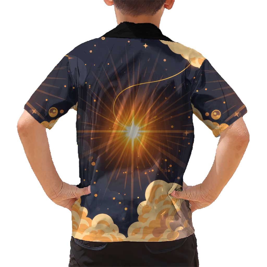 Grumpy Frog Hawaiian Shirt with Refuse to Study Quote and Starburst Pattern