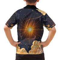 Grumpy Frog Hawaiian Shirt with Refuse to Study Quote and Starburst Pattern