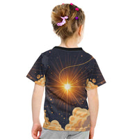 Grumpy Frog Kid T Shirt with Refuse to Study Quote and Starburst Pattern
