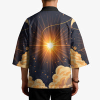 Grumpy Frog Kimono with Refuse to Study Quote and Starburst Pattern