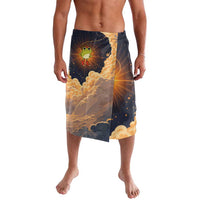 Grumpy Frog Lavalava with Refuse to Study Quote and Starburst Pattern