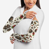 Funny Cartoon Knight Frog Arm Sleeves Medieval Mood Meme