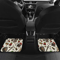 Funny Cartoon Knight Frog Car Mats Medieval Mood Meme