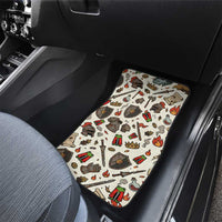 Funny Cartoon Knight Frog Car Mats Medieval Mood Meme
