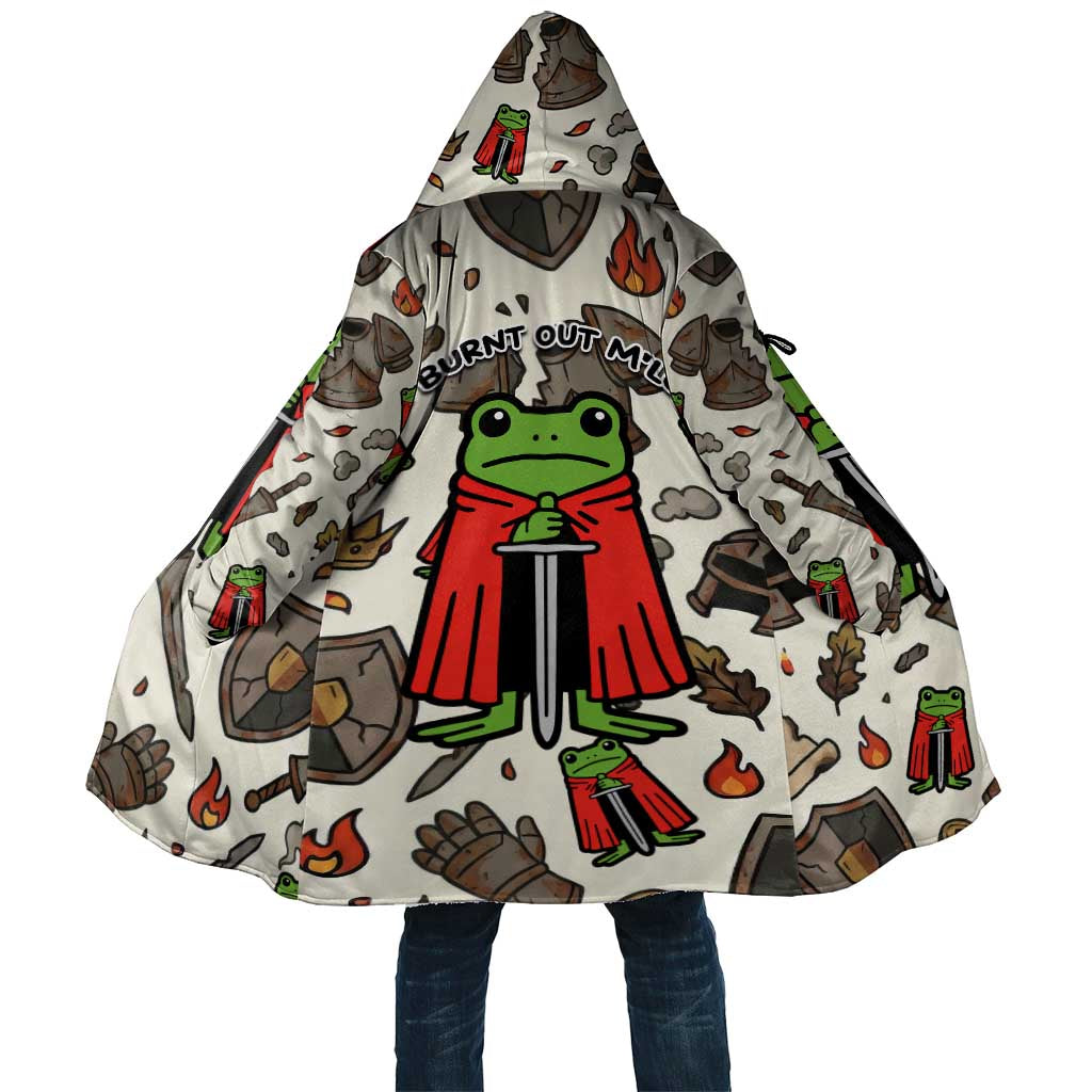 Funny Cartoon Knight Frog Cloak Medieval Mood Meme