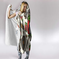 Funny Cartoon Knight Frog Hooded Blanket Medieval Mood Meme