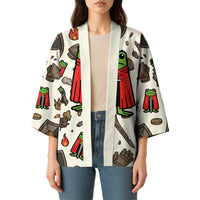 Funny Cartoon Knight Frog Kimono Medieval Mood Meme