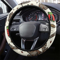 Funny Cartoon Knight Frog Steering Wheel Cover Medieval Mood Meme