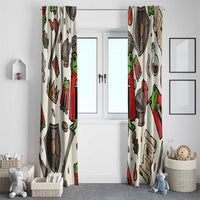 Funny Cartoon Knight Frog Window Curtain Medieval Mood Meme