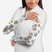 I Require Snacks Raccoon Arm Sleeves Cute Bandit Raccoon Chaos with a Knife