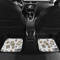 I Require Snacks Raccoon Car Mats Cute Bandit Raccoon Chaos with a Knife