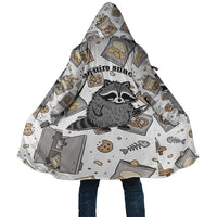 I Require Snacks Raccoon Cloak Cute Bandit Raccoon Chaos with a Knife