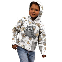 I Require Snacks Raccoon Kid Hoodie Cute Bandit Raccoon Chaos with a Knife