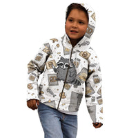 I Require Snacks Raccoon Kid Hoodie Cute Bandit Raccoon Chaos with a Knife